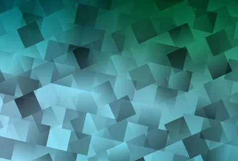 Light Green vector background with rectangles. Illustrazione stock