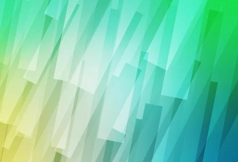 Light Green vector background with rectangles. Illustrazione stock
