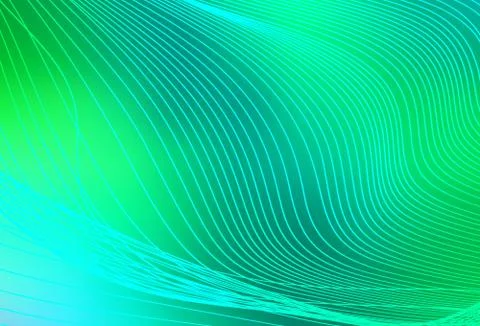 Light Green vector blurred and colored pattern. 库存插图