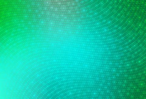 Light Green vector Blurred bubbles on abstract background with colorful gradi Stock Illustration