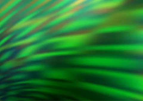 Light Green vector blurred shine abstract template. 스톡 일러스트