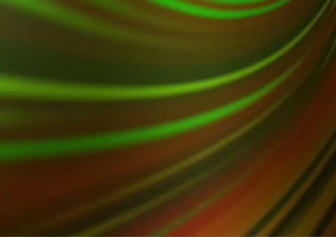 Light Green vector blurred shine abstract pattern. Illustrazione stock