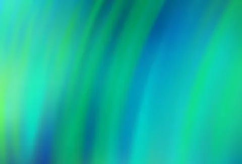 Light Green vector blurred shine abstract background. イラスト素材