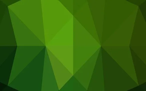 Light Green vector blurry hexagon pattern. Stock Illustration