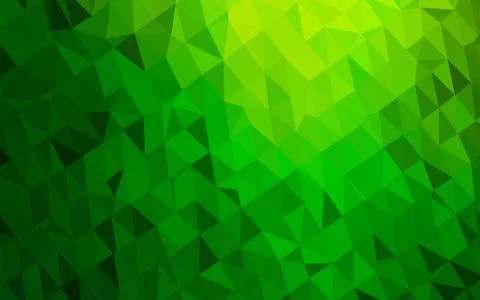 Light Green vector blurry triangle texture. 库存插图