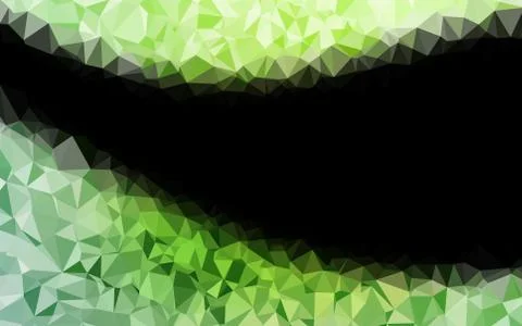 Light Green vector blurry triangle pattern. 스톡 일러스트