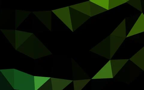 Light Green vector blurry triangle pattern. Illustrazione stock