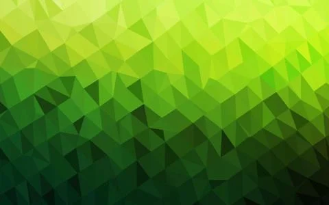 Light Green vector blurry triangle pattern. 스톡 일러스트