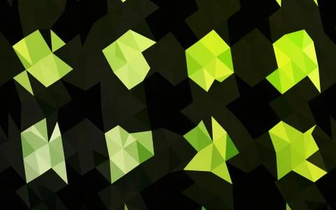 Light Green vector blurry triangle template. イラスト素材