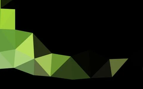 Light Green vector blurry triangle pattern. Illustrazione stock