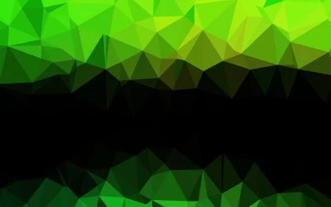 Light Green vector blurry triangle pattern. Illustrazione stock