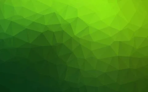 Light Green vector blurry triangle pattern. 스톡 일러스트