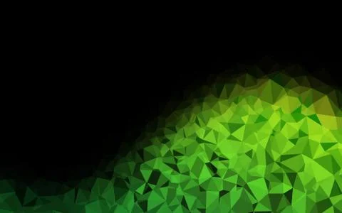 Light Green vector blurry triangle pattern. Illustrazione stock