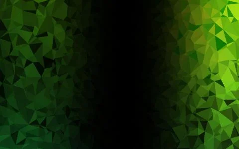 Light Green vector blurry triangle pattern. Illustrazione stock