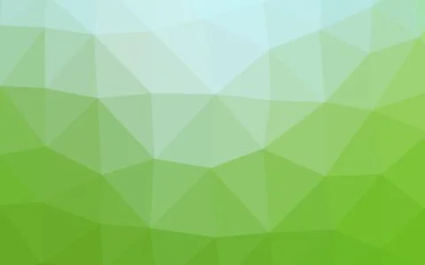 Light Green vector blurry triangle template. Illustrazione stock