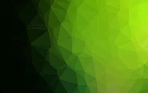 Light Green vector blurry triangle pattern. Stock Illustration