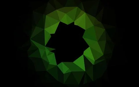 Light Green vector blurry triangle pattern. Stockillustratie