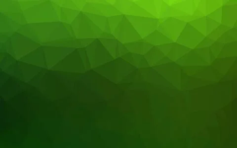 Light Green vector blurry triangle pattern. Illustrazione stock