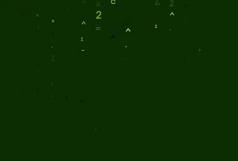 Light Green vector cover with math elements. イラスト素材