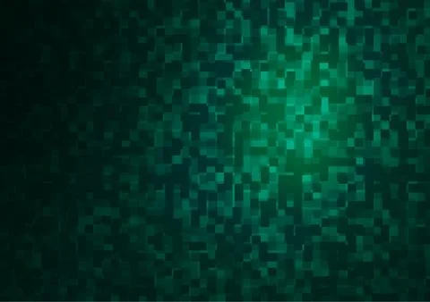 Light Green vector cover in polygonal style. Stock Illustration