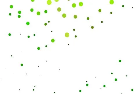 Light Green vector cover with spots. Stock Illustration