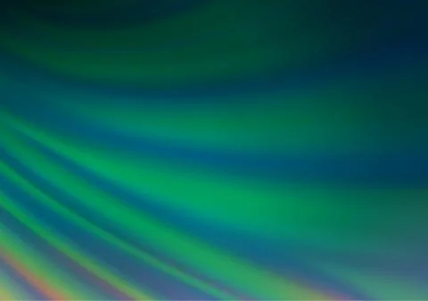 Light Green vector glossy abstract template. Stock Illustration