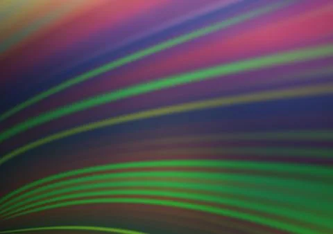 Light Green vector glossy bokeh pattern. Illustrazione stock