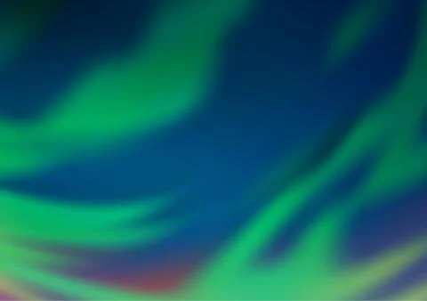 Light Green vector glossy bokeh pattern. Stock Illustration