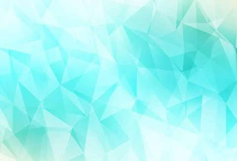 Light Green vector gradient triangles pattern. Stock Illustration