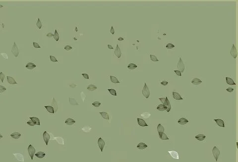 Light Green vector hand painted pattern. Stock Illustration