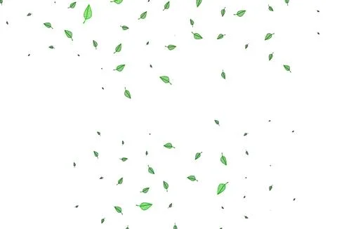 Light Green vector hand painted pattern. Stock Illustration