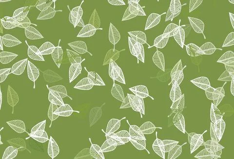Light Green vector hand painted template. Stock Illustration