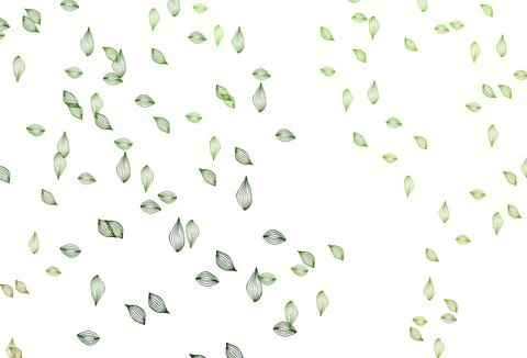 Light Green vector hand painted pattern. Stock Illustration