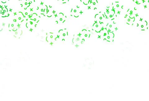 Light Green vector layout with algebra elements. イラスト素材