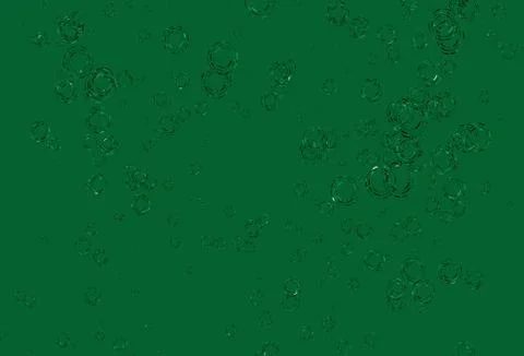 Light Green vector layout with circle shapes. Illustrazione stock