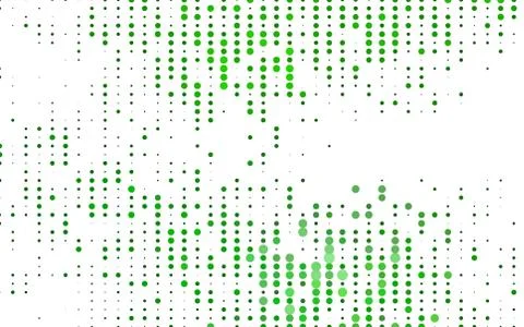 Light Green vector layout with circle shapes. Stockillustratie
