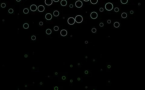 Light Green vector layout with circle shapes. Illustrazione stock