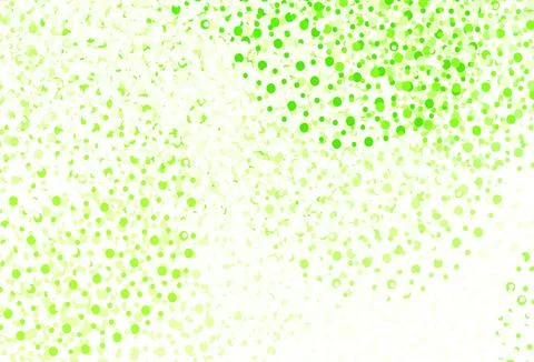Light Green vector layout with circle shapes. Illustrazione stock