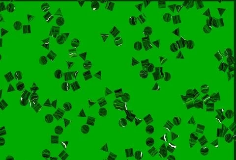 Light Green vector layout with circles, lines, rectangles. 库存插图