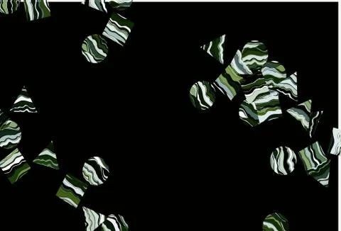 Light Green vector layout with circles, lines, rectangles. Illustrazione stock