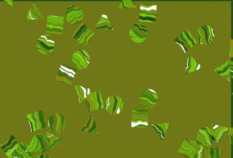 Light Green vector layout with circles, lines, rectangles. 스톡 일러스트
