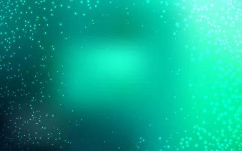 Light Green vector layout with cosmic stars. Shining illustration with sky st Stock Illustration