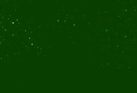 Light Green vector layout with elements of cards. 库存插图