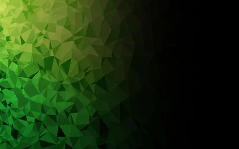 Light Green vector low poly layout. Illustrazione stock