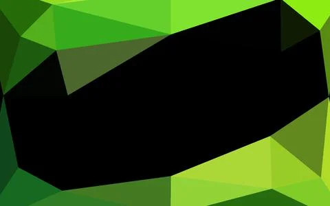 Light Green vector low poly texture. Illustrazione stock