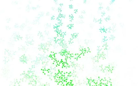 Light Green vector pattern with artificial intelligence network. Illustrazione stock