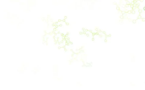 Light Green vector pattern with artificial intelligence network. Stockillustratie