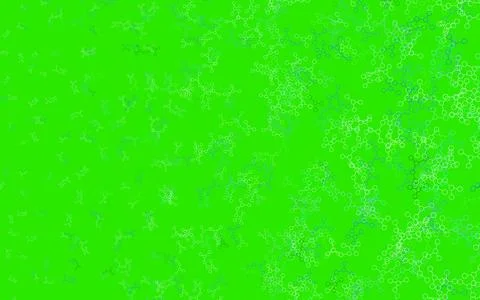 Light Green vector pattern with artificial intelligence network. イラスト素材