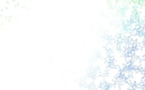 Light Green vector pattern with artificial intelligence network. イラスト素材