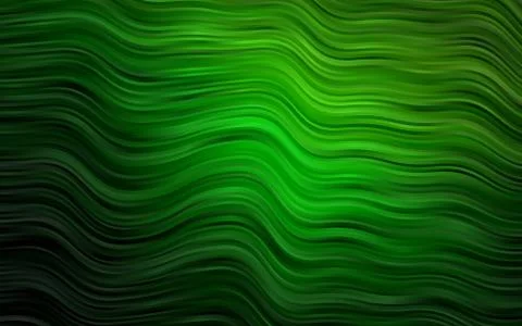 Light Green vector pattern with bubble shapes. Stock Illustration